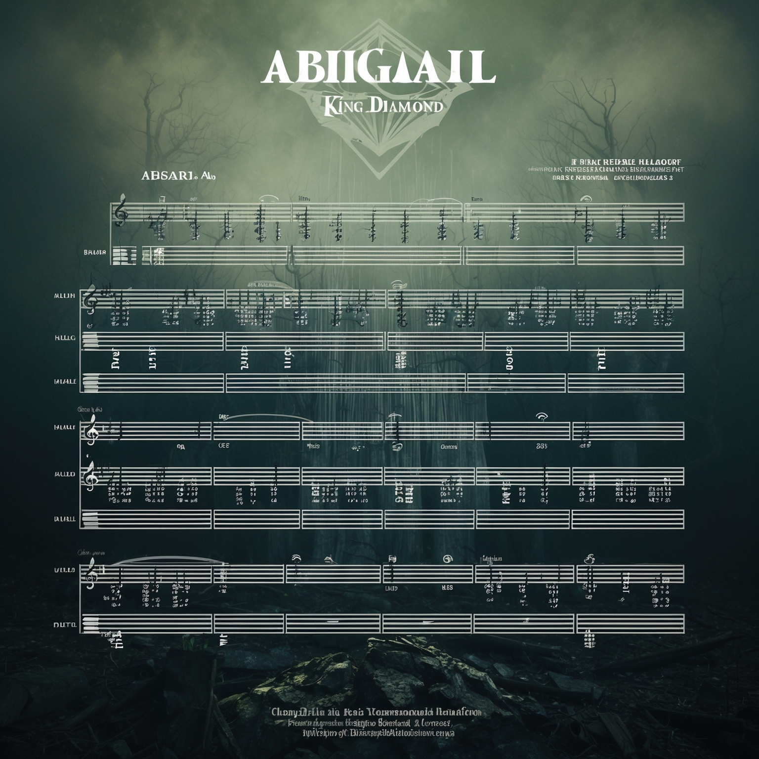 A detailed musical score showing the intricate structure of 