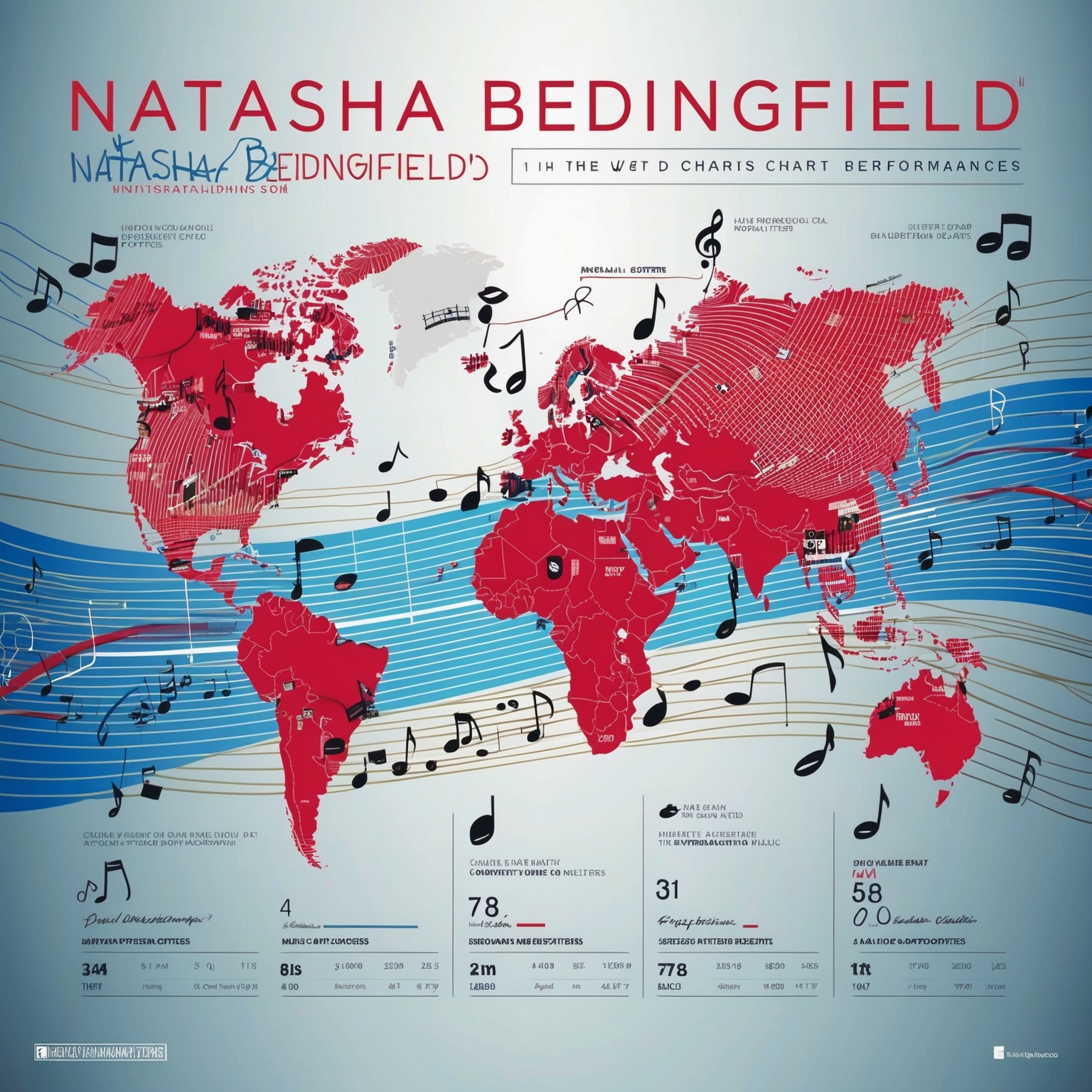 A dynamic graphical representation of Natasha Bedingfield