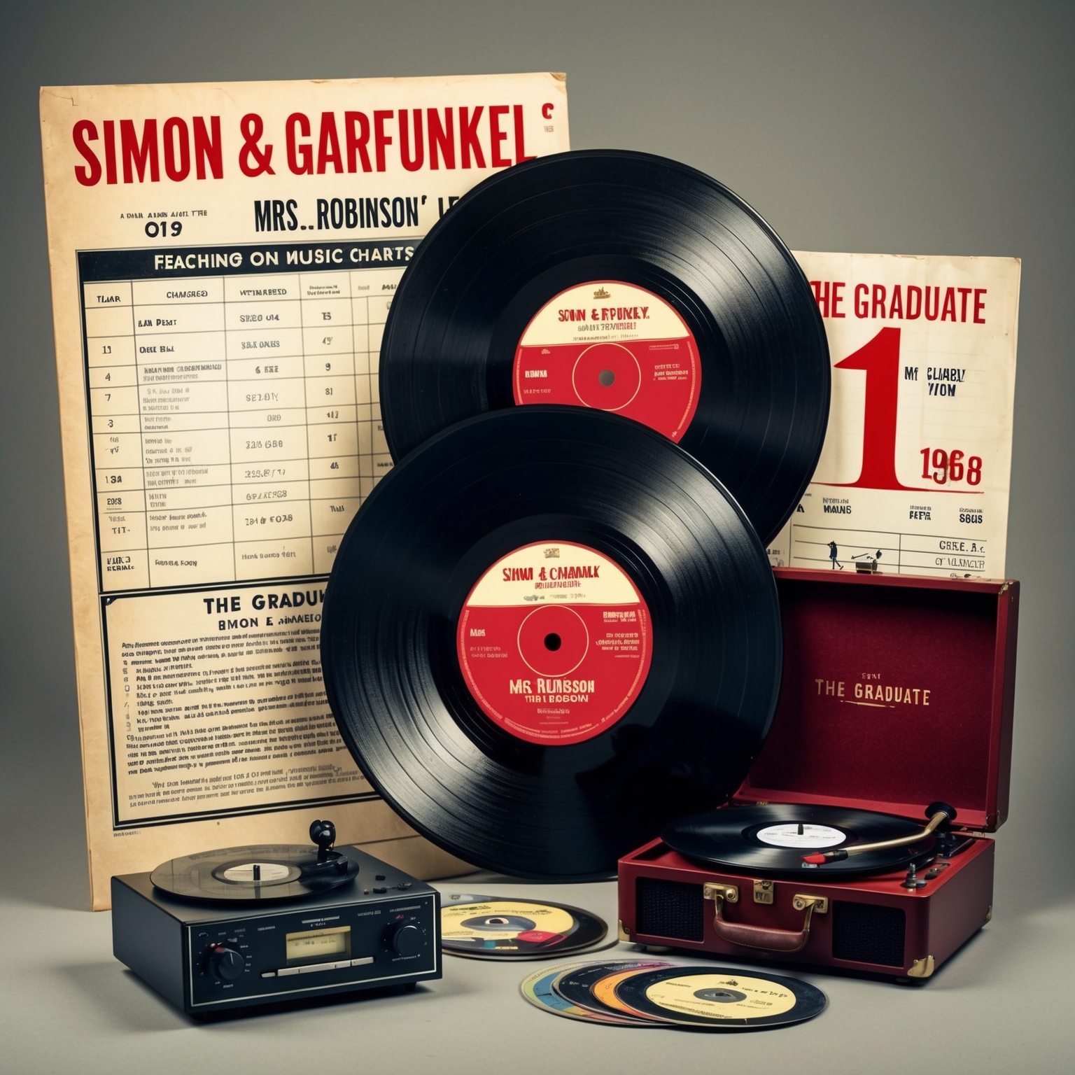 Create an image depicting Simon & Garfunkel