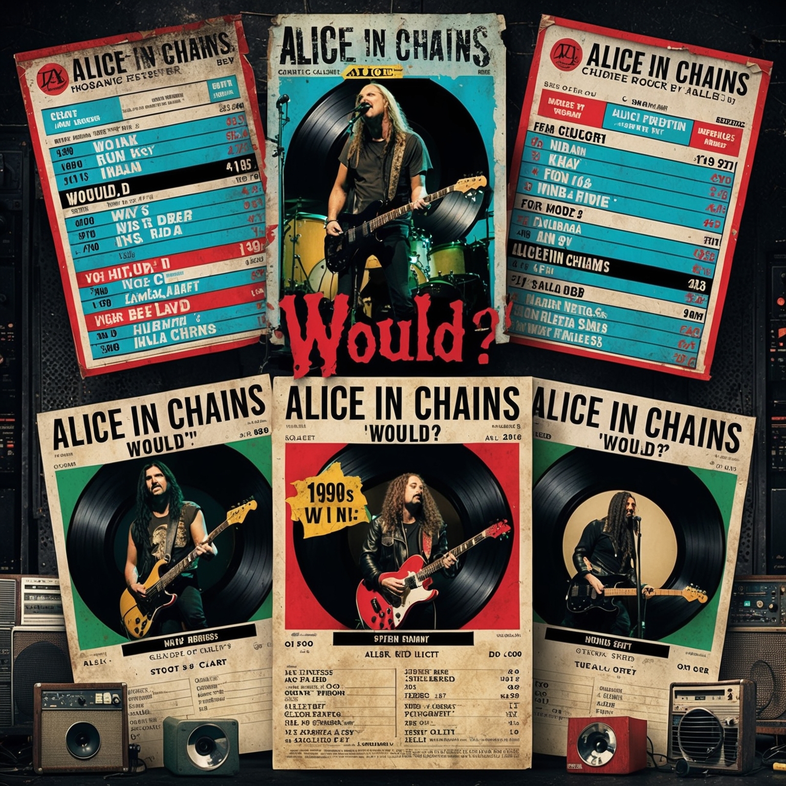 Create an image capturing the essence of Alice In Chains