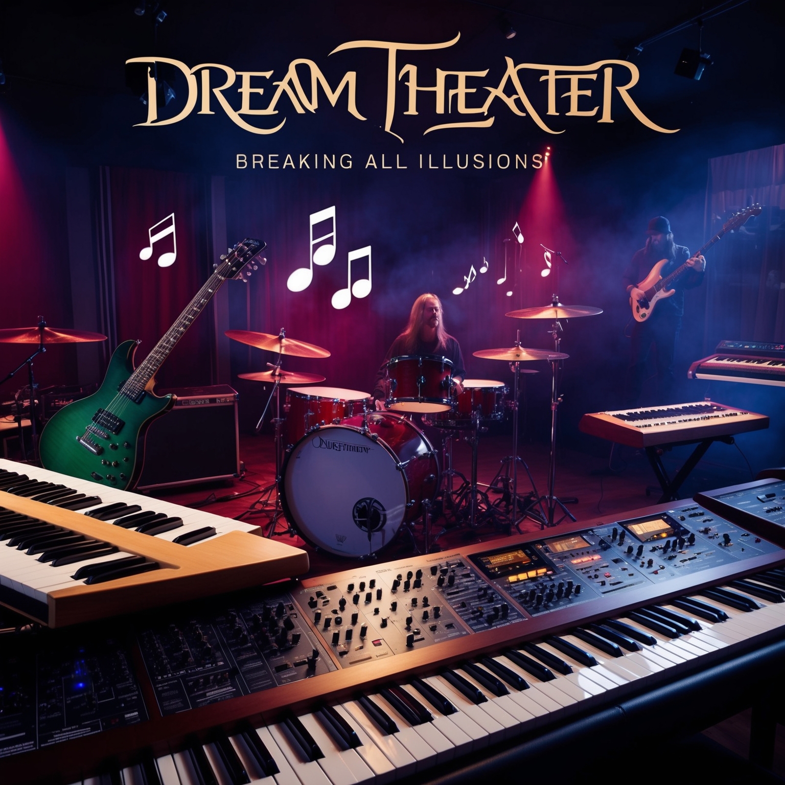 Create an image capturing the essence of Dream Theater